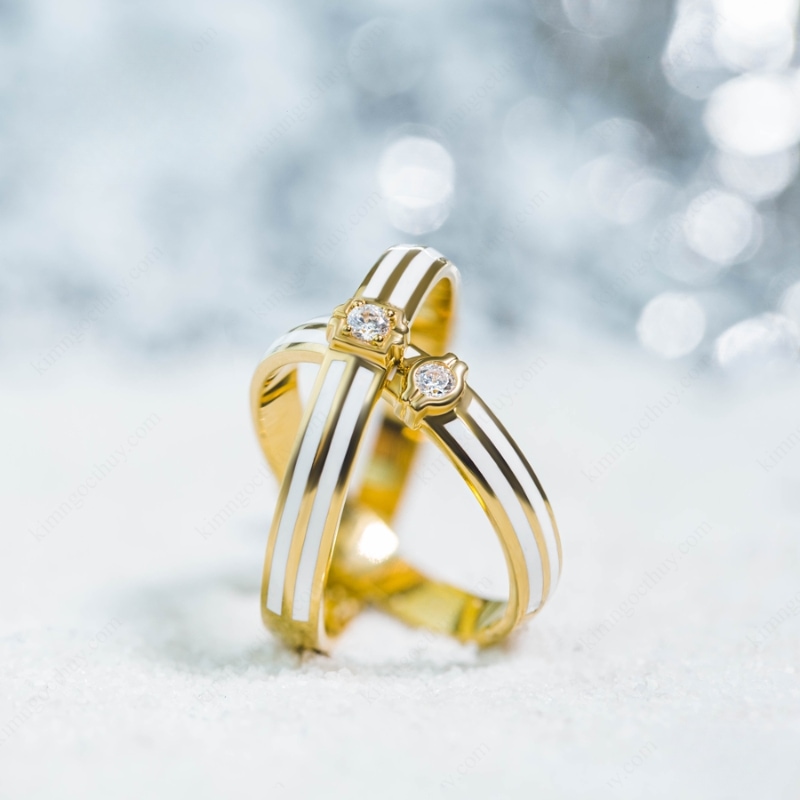 BST Nhẫn cưới Collab Ceramic