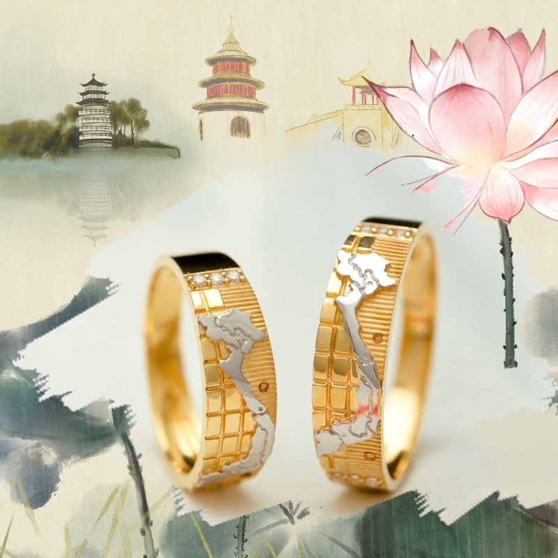 BST Nhẫn cưới Collab Universal