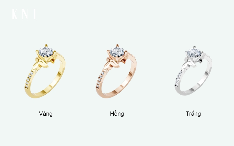 Các màu sắc của vàng 14K