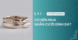 Có nên mua nhẫn cưới đính đá