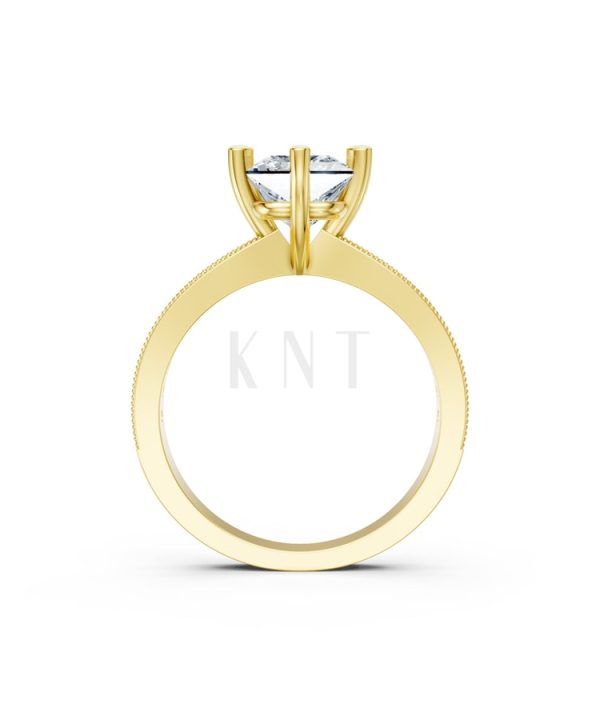 Nhẫn đính hôn đá Moissanite RM12 – ARYA Vàng Gold thiết kế phá cách, sang trọng