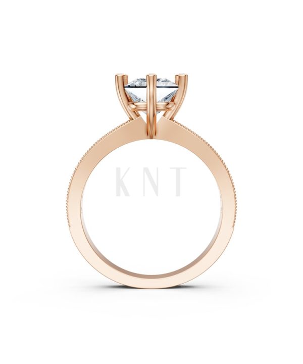 Nhẫn đính hôn đá Moissanite RM12 – ARYA vàng hồng Rose Gold vàng đẹp, kiểu dáng trẻ trung, độc đáo