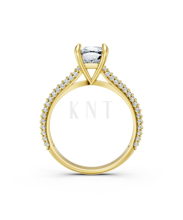 Nhẫn đính hôn đá Moissanite RM15 – ALEXA Vàng Gold vàng 10K/14K/18K/607 cao cấp, thanh lịch