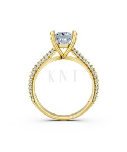 Nhẫn đính hôn đá Moissanite RM19 – APRIL Vàng Gold vàng 10K/14K/18K/607 cao cấp, thanh lịch