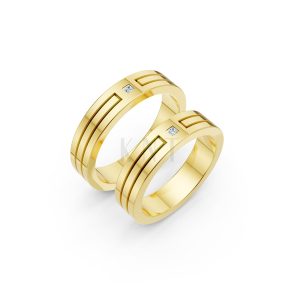 Nhẫn Cưới A100 Vàng Gold thiết kế tinh tế, sang trọng