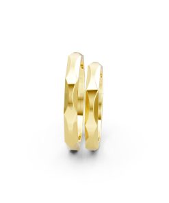 Nhẫn cưới A143 màu Vàng Gold vàng 10K/14K/18K/607 cao cấp, thanh lịch