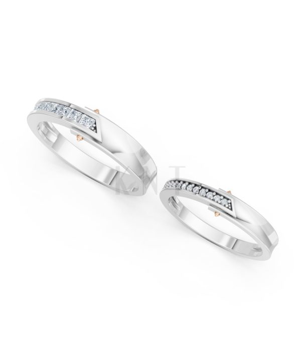 Nhẫn cưới A212 phối màu Dual Color phong cách trẻ trung, nổi bật