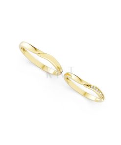 NHẪN CƯỚI A217 Vàng Gold thiết kế tinh xảo, độc đáo