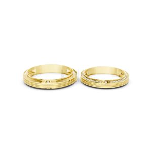 NHẪN CƯỚI A237 Vàng Gold vàng 10K/14K/18K/607 cao cấp, thanh lịch