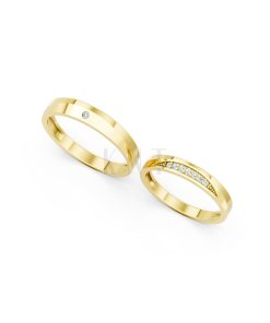 NHẪN CƯỚI A240 Vàng Gold thiết kế tinh xảo, độc đáo