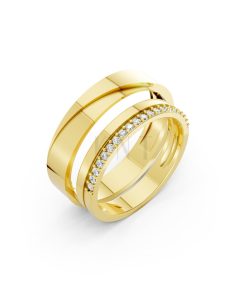 NHẪN CƯỚI A245 Vàng Gold thiết kế tinh tế, sang trọng