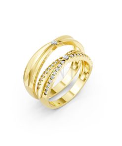 NHẪN CƯỚI A256 Vàng Gold thiết kế tinh tế, sang trọng