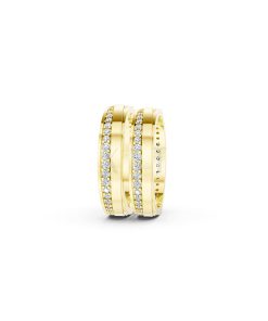 Nhẫn cưới E427 màu Vàng Gold vàng 10K/14K/18K/607 cao cấp, thanh lịch