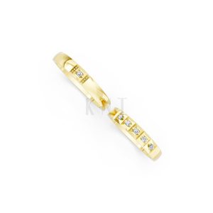 Nhẫn cưới E871 Vàng Gold thiết kế phá cách, sang trọng