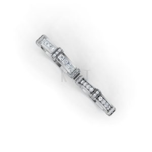 Nhẫn cưới F318 vàng trắng White Gold kiểu dáng cá tính, hiện đại