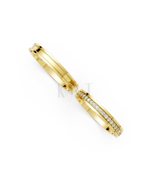 Nhẫn cưới F323 Vàng Gold thiết kế tinh xảo, độc đáo