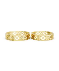 Nhẫn cưới F39 Vàng Gold thiết kế tinh xảo, độc đáo