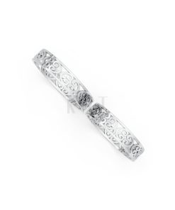 Nhẫn cưới F39 vàng trắng White Gold vàng sáng, đường nét sắc sảo, tinh tế