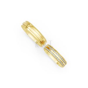 Nhẫn cưới F63 Vàng Gold thiết kế tinh xảo, độc đáo