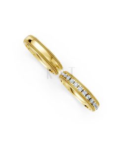 Nhẫn cưới F99 Vàng Gold thiết kế phá cách, sang trọng