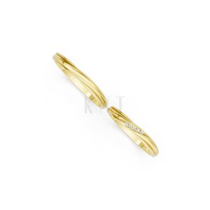 Nhẫn cưới kim cương H112 Vàng Gold vàng 10K/14K/18K/607 cao cấp, thanh lịch