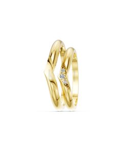 Nhẫn cưới H114 Vàng Gold vàng 10K/14K/18K/607 cao cấp, thanh lịch