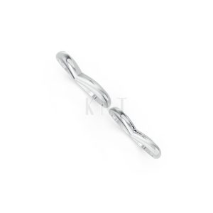Nhẫn cưới kim cương H117 vàng trắng White Gold kiểu dáng cá tính, hiện đại