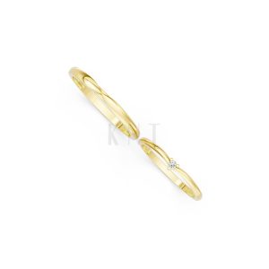 Nhẫn cưới H123 Vàng Gold vàng 10K/14K/18K/607 cao cấp, thanh lịch