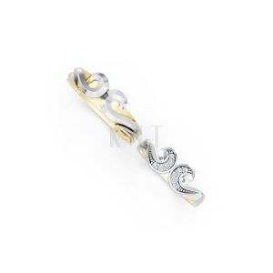 Nhẫn cưới H64 phối màu Dual Color thiết kế đối xứng, phong cách, ấn tượng