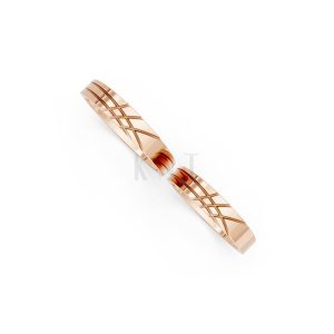 Nhẫn cưới H65 vàng hồng Rose Gold phong cách trẻ trung, nổi bật