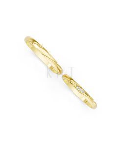 Nhẫn cưới H98 Vàng Gold thiết kế phá cách, sang trọng