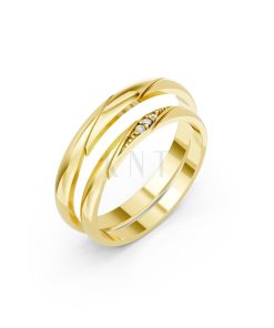 Nhẫn cưới H98 Vàng Gold thiết kế tinh tế, sang trọng