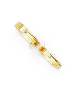 Nhẫn cưới K22 Vàng Gold thiết kế phá cách, sang trọng