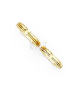 Nhẫn cưới K23 Vàng Gold vàng 10K/14K/18K/607 cao cấp, thanh lịch