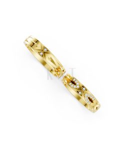 NHẪN CƯỚI K25 Vàng Gold thiết kế phá cách, sang trọng