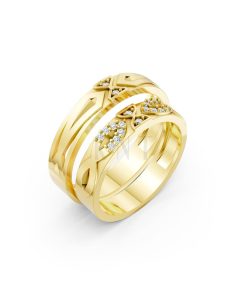 NHẪN CƯỚI K25 Vàng Gold thiết kế tinh tế, sang trọng