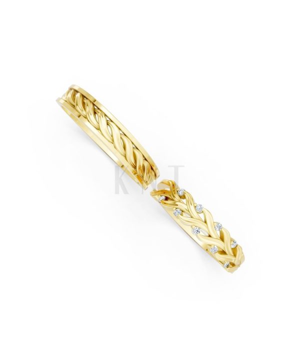 Nhẫn cưới S220 Vàng Gold thiết kế tinh xảo, độc đáo