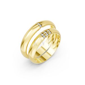 Nhẫn cưới S223 Vàng Gold thiết kế tinh tế, sang trọng