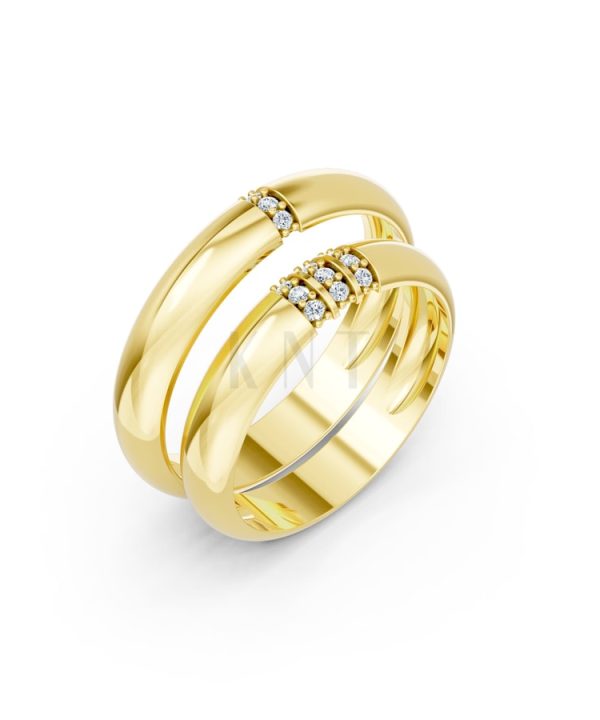 Nhẫn cưới S223 Vàng Gold thiết kế tinh tế, sang trọng