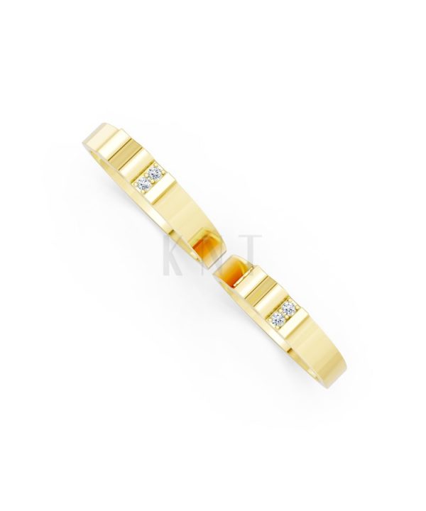 Nhẫn cưới S224 Vàng Gold vàng 10K/14K/18K/607 cao cấp, thanh lịch