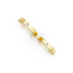 Nhẫn cưới S52 Vàng Gold vàng 10K/14K/18K/607 cao cấp, thanh lịch