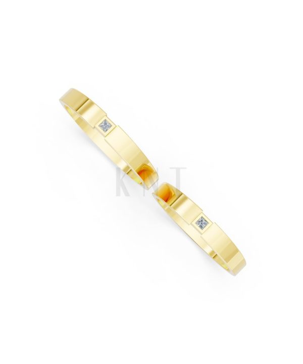 Nhẫn cưới TG2 Vàng Gold vàng 10K/14K/18K/607 cao cấp, thanh lịch