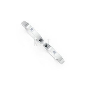 Nhẫn cưới TG2 vàng trắng White Gold kiểu dáng cá tính, hiện đại