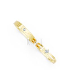 Nhẫn cưới TG21 Vàng Gold thiết kế phá cách, sang trọng