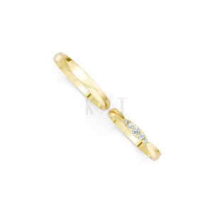 Nhẫn cưới TG25 Vàng Gold thiết kế phá cách, sang trọng