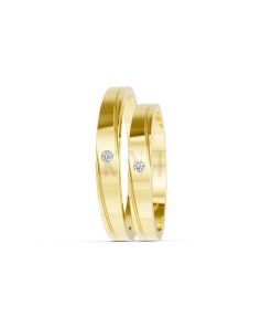 Nhẫn Cưới TG3 Vàng Gold vàng 10K/14K/18K/607 cao cấp, thanh lịch