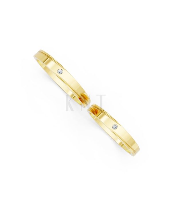 Nhẫn Cưới TG3 Vàng Gold thiết kế tinh xảo, độc đáo