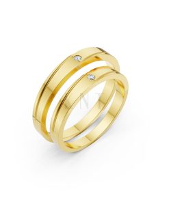 Nhẫn Cưới TG3 Vàng Gold thiết kế tinh tế, sang trọng