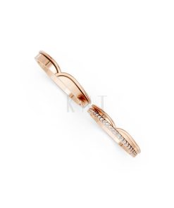 Nhẫn cưới TG4 vàng hồng Rose Gold vàng đẹp, kiểu dáng trẻ trung, độc đáo