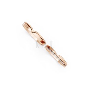 Nhẫn cưới TG4 vàng hồng Rose Gold vàng đẹp, kiểu dáng trẻ trung, độc đáo